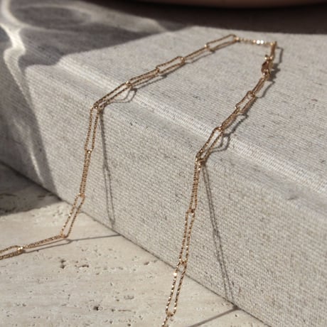 norme shimmer necklace / K18
