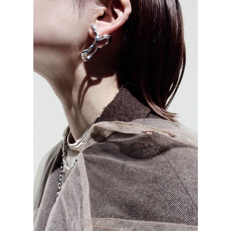 Asymmetry metal pierce (1P) (one color)