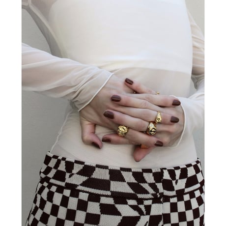 Aging pinky cuff ring (1P)