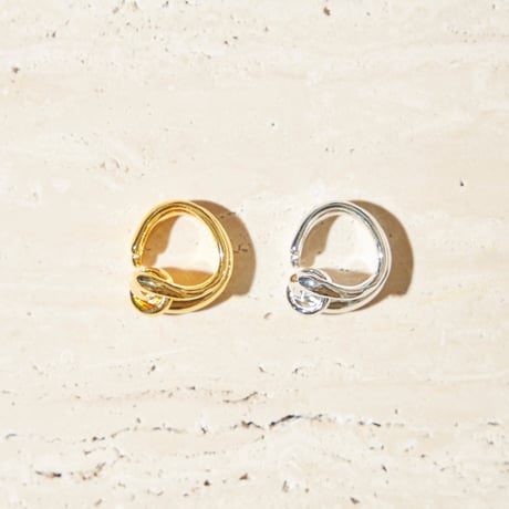 Clarity coil earcuff ring (one color)
