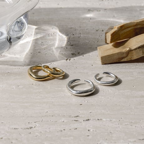 norme earcuff ring (1P) ＃9 / SV925＋Gold Plated