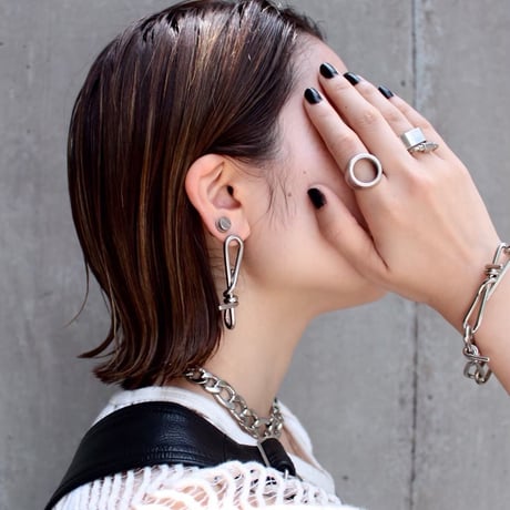 Slit bis magnet pierce (1P)［Unisex line］