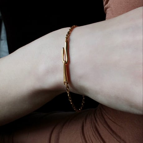 norme dew snake bracelet / SV925＋Gold Plated