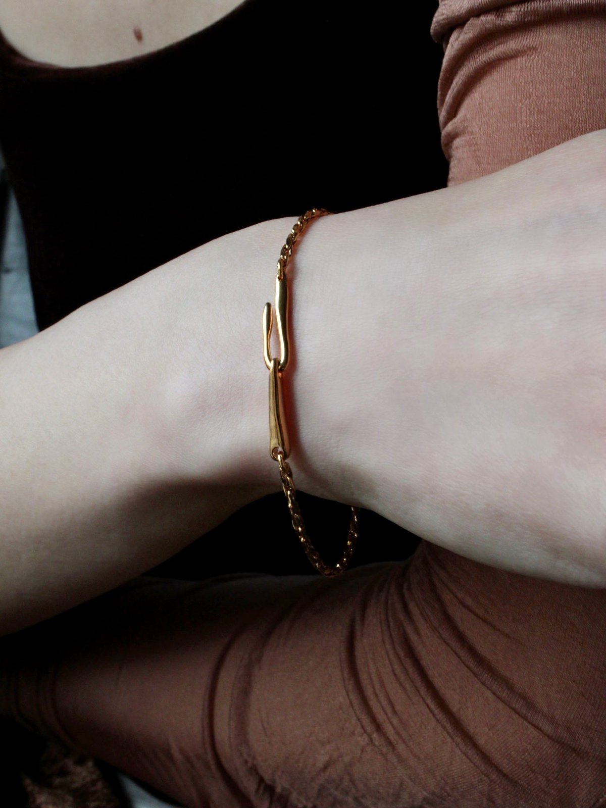 norme dew snake bracelet / Gold | Soierie WEB S