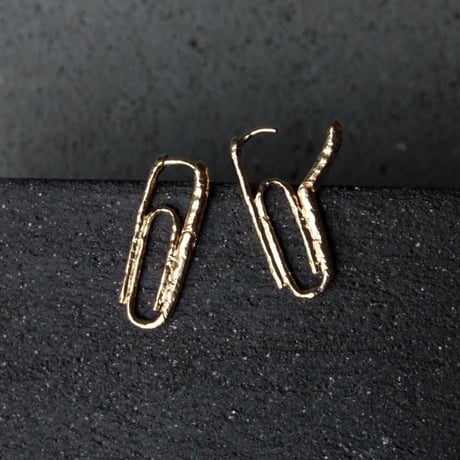 norme uncut clip pierce (2p) / SV925＋Gold Plated
