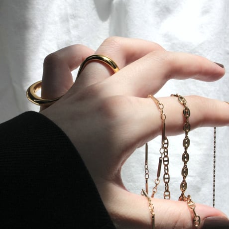 Eight loop ring (1P) (one color)