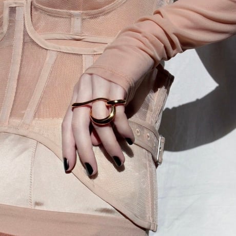 Connect eight loop ring (small/2P) (one color)