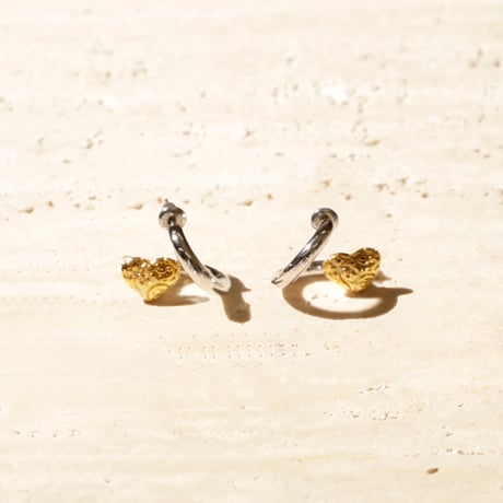 Heart barbell small pierce (mix color)