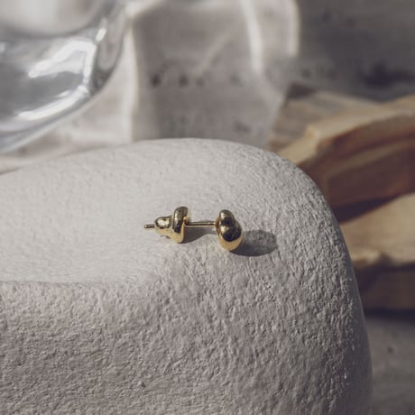 norme drop pierce / SV925＋Gold Plated