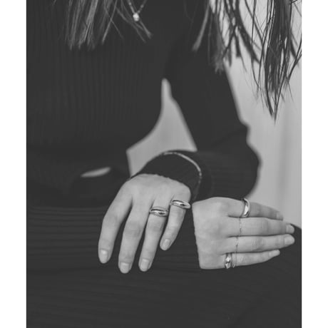 norme sleek earcuff ring (1P) #12 / SV925