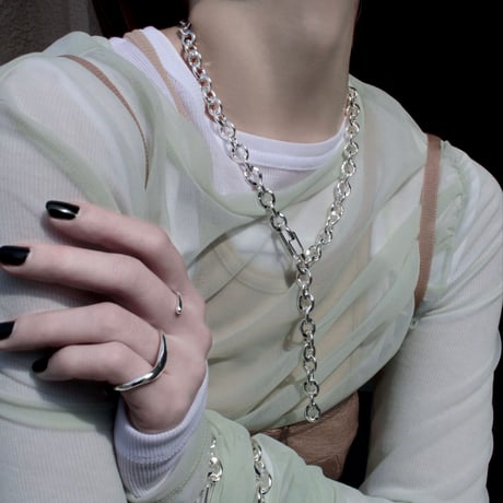 Flitter clip necklace