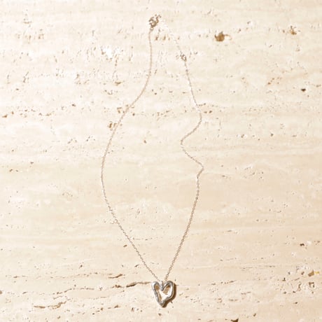 norme open heart necklace / SV925