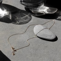 norme tag chain necklace / SV925＋Gold Plated