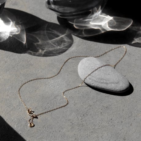 norme tag chain necklace / SV925＋Gold Plated