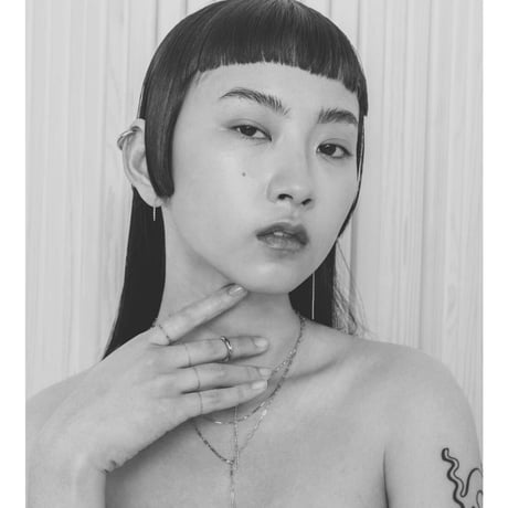 norme air metal necklace / K18