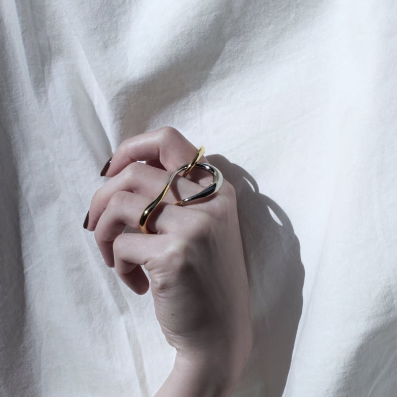 Connect eight loop ring (large/2P) (mix color)