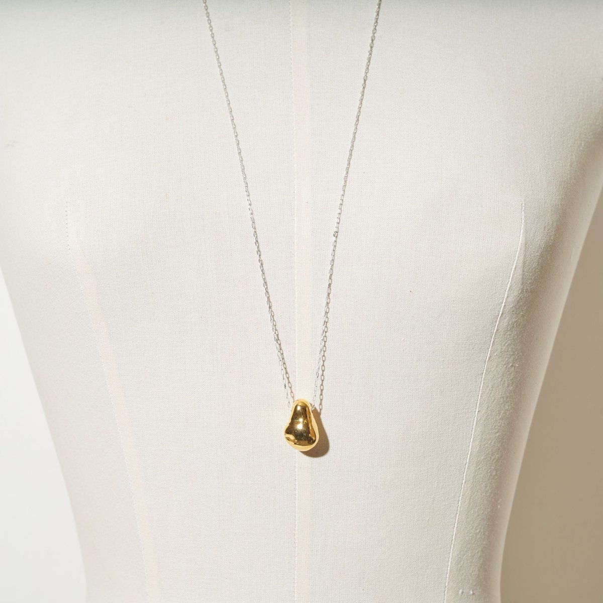 Poire long necklace | Soierie WEB STORE