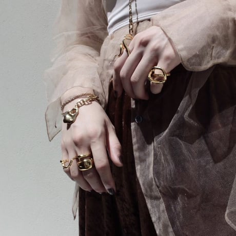 Tangled pinky ring (1P) (one color)