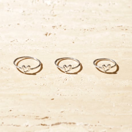 norme open heart mini ring / SV925