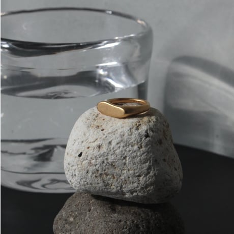 norme ID Ring ④ (Matt) / SV925＋Gold Plated