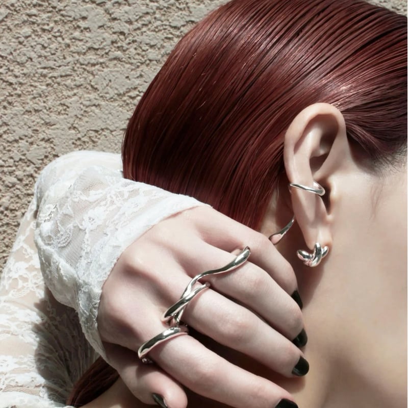 Metal art cross pierce (one color) | Soierie On