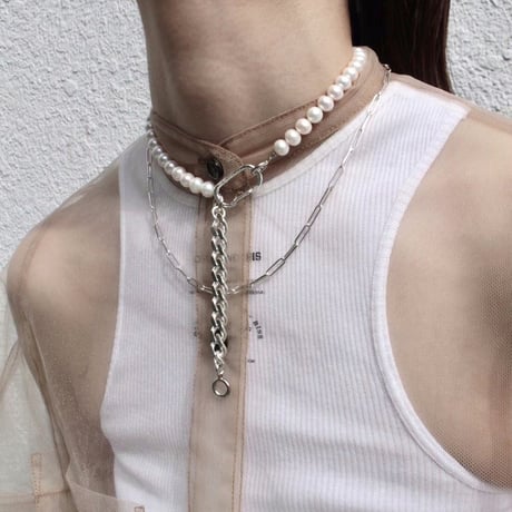 norme long frame necklace (Women's) / SV925