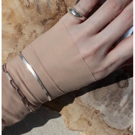 norme flat snake  bracelet / SV925