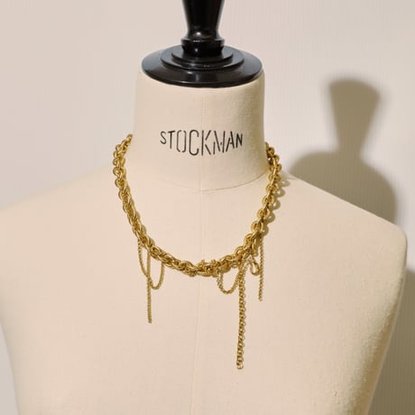 Hair art necklace