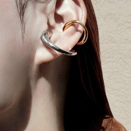 Practical over earcuff ring (mix color)