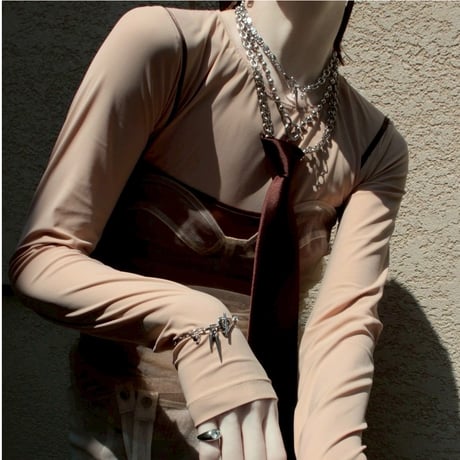 Dark metal necklace