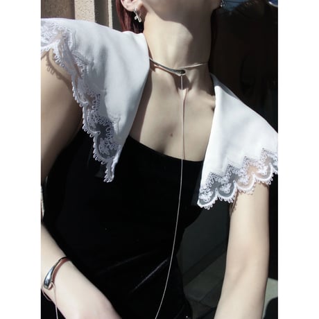 Metal art snake choker