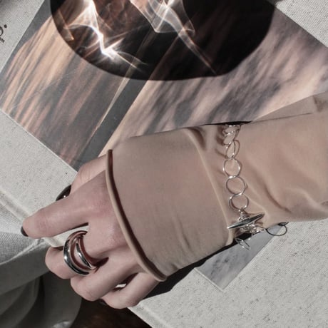 norme clear circle bracelet / SV925