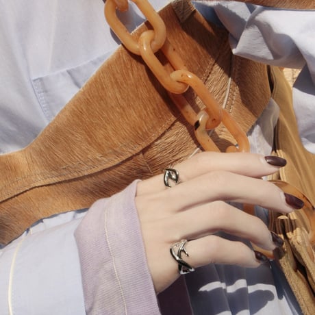 Tribal cuff ring