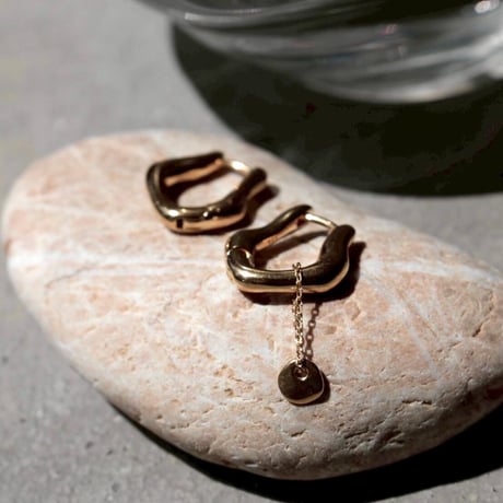 norme tag pierce (Round type) / SV925＋Gold Plated