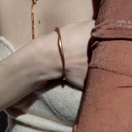 norme dew bangle (Matt) / SV925＋Gold Plated
