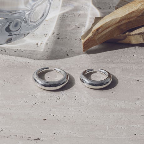 norme sleek earcuff ring (1P) #4 / SV925