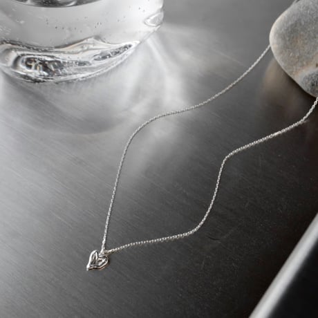 norme open heart mini necklace / SV925