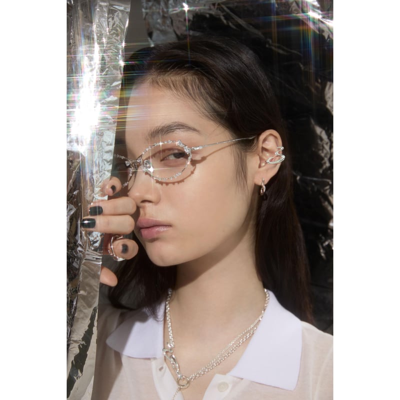 【-構築-series】dangling hoop pierce 特典付き Virtual hook hoop pierce | Soierie Online Store