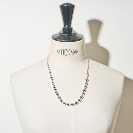 Ball chain hook necklace [Unisex line]