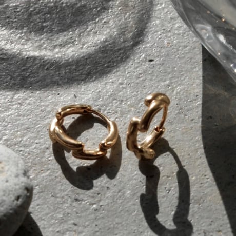 norme lattice pierce / SV925＋Gold Plated