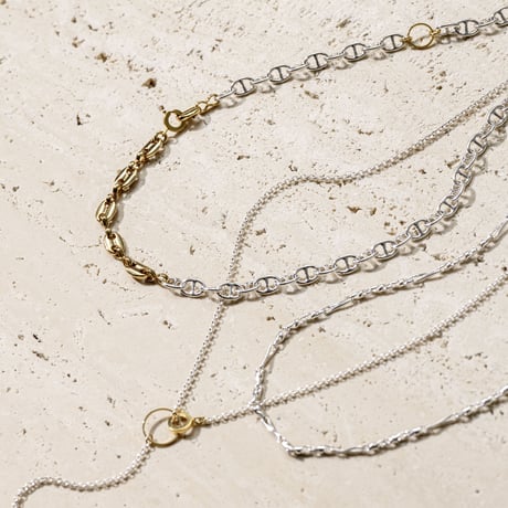 Layered necklace (3P) (mix color)