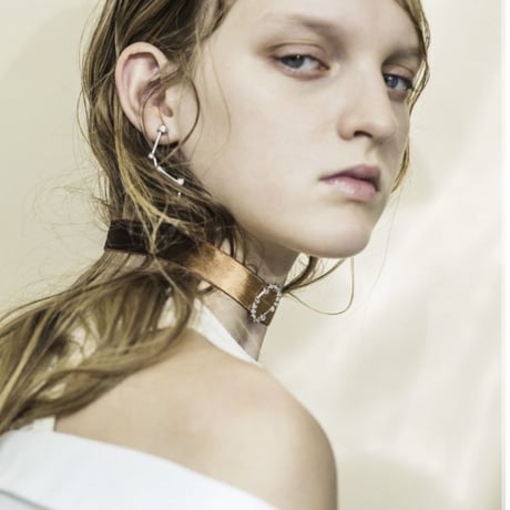 Velour choker (Constellation circle motif)