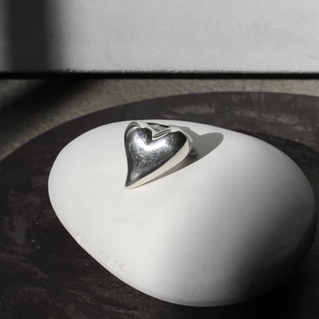 Heart ring / Silver 【Silver 925 product】