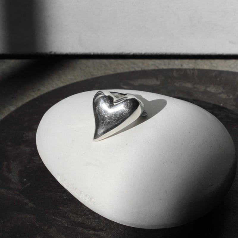 Heart ring / Silver 【Silver 925 product】 | Soie
