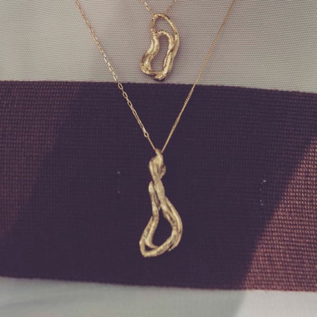 Clay long necklace