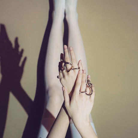 Connect eight loop ring (large/2P) (one color)