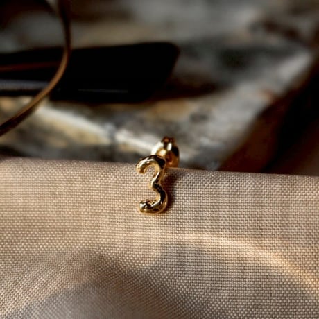 norme numbering pierce (1P) / SV925＋Gold Plated