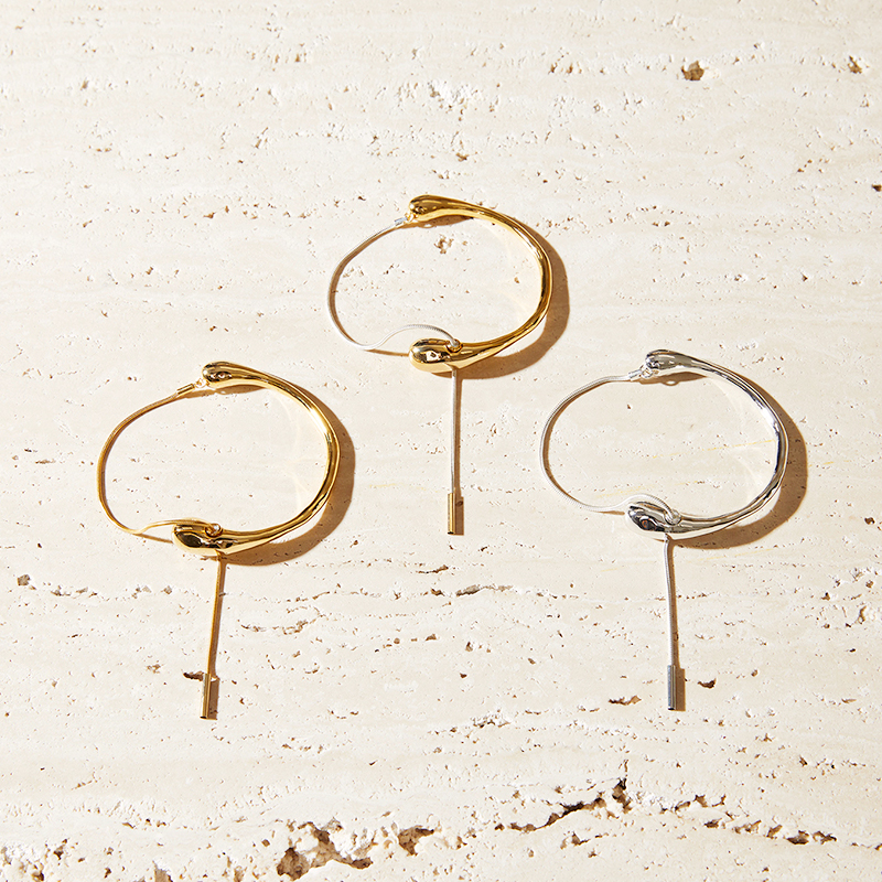 Metal art snake bangle | Soierie Online Store