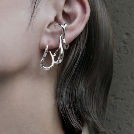 Connect loop earcuff (1P) (one color)