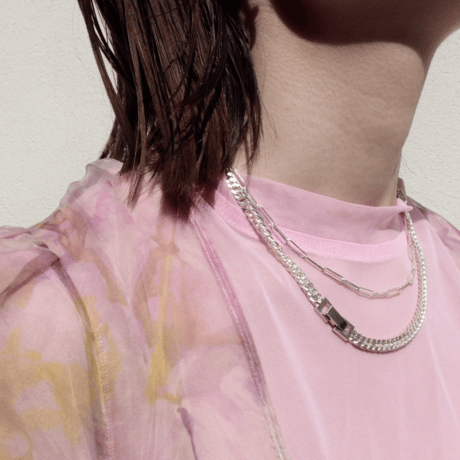 norme long frame necklace (Men's) / SV925